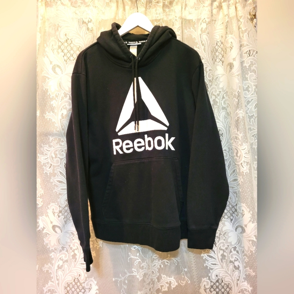 Reebok Unisex Size XL Classic Logo Black Hoodie
